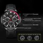 Leather Rose Black_2022 Luxury Mens Black es Men Business Stainless Steel Quartz Calendar Wrist Man