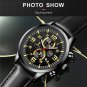 Leather Black Gold_Brand Men's Gold es Men Luxury Stainless Steel Mesh Belt Quartz Wrist Male Busine