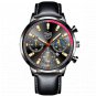 Ivory_Mens es Men Business Stainless Steel Quartz Wrist  Luminous Clock Men Casual Leather