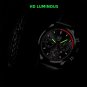 Ivory_Mens es Men Business Stainless Steel Quartz Wrist Luminous Clock Men Casual Leather
