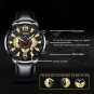 Leather Rose Blue_2022 Mens Sports es Men Stainless Steel Quartz Wrist  Calendar Luminous Clock Man 