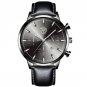 Leather Black Silver_2022 Mens es Luxury Stainless Steel Mesh Belt Quartz Wrist Luminous Clock Men