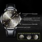 Leather Gold Blue_2022 Mens es Luxury Stainless Steel Mesh Belt Quartz Wrist Luminous Clock Men Spo