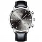 Leather Silver Black_2022 Mens es Luxury Stainless Steel Mesh Belt Quartz Wrist Luminous Clock Men