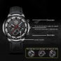 Leather Black Black_Mens es Luxury Men Sports Gold Stainless Steel Quartz Wrist Man Business Casual