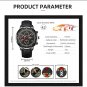 Leather Black Gold_2022 Men's quartz es casual electronic  luxury calendar luminous men es multifunc