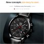 Leather Silver Black_2022Mens es Men Business Stainless Steel Quartz Wrist  Calendar Luminous Man Ca