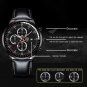 Leather Blue Silver_2022 Mens Sports es for Men Business Casual Stainless Steel Quartz Wrist Calenda