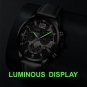Leather Silver Black_Mens Business es Luxury Gold Stainless Steel Mesh Belt Quartz Wrist Luminous C