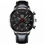 Leather Black Black_Brand Mens es Men Sport Stainless Steel Quartz Wrist Man Clock Business Casual L