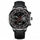 Leather Black  Black_2022 Men's Minimalist Ultra Thin es Simple Men Business Stainless Steel Mesh Be