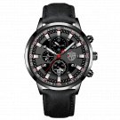Leather Black Silver_2022 Men's Minimalist Ultra Thin es Simple Men Business Stainless Steel Mesh Be