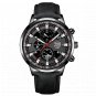Leather Black Silver_2022 Men's Minimalist Ultra Thin es Simple Men Business Stainless Steel Mesh Be