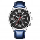 Leather Silver Black_Mens es Luxury Stainless Steel Mesh Belt Quartz Wrist  Luminous Clock Men Busin