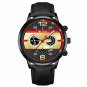 Leather Black Gold_2022 Luxury Mens Black es Men Business Stainless Steel Quartz Calendar Wrist  Man