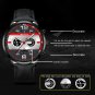 Leather Rose Blue_2022 Luxury Mens Black es Men Business Stainless Steel Quartz Calendar Wrist Man