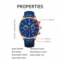 Leather Black Gold_Mens Stainless Steel es Luxury Calendar Quartz Wrist for Men Business Casual Lea