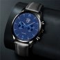 Leather Rose Black_Mens es Luxury Men Sports Leather Male Business Stainless Steel Quartz Wrist Lum