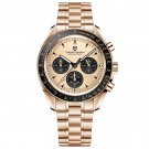 All Gold_2023  Men's es Top Luxury Quartz  For Men Automatic Date Speed Chronograph Sapphire Mirror 