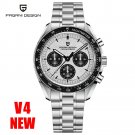 Silver White_2023  Men's es Top Luxury Quartz  For Men Automatic Date Speed Chronograph Sapphire Mir