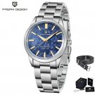 Blue_2022  GS Luxury Quartz  For Men 100M Waterproof Business Steel Wrist AR Sapphire glass Men's es