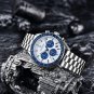 Gold Black_Men's es Sport Quartz Wrist for men Moon Chronograph Automatic date Stainless steel Sapph