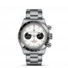 White_2023  BB Panda Retro Sport Chronograph Luxury Quartz  For Men Sapphire mirror 10Bar Waterproof