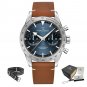 Brown_2023 Wide arrow Moon Men's es Luxury Quartz For Men Sport Retro Chronograph VK64 AR Sapphire