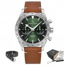 Gold_2023  Wide arrow Moon Men's es Luxury Quartz  For Men Sport Retro Chronograph VK64 AR Sapphire 
