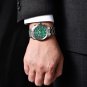 Green_2023 Wide arrow Moon Men's es Luxury Quartz For Men Sport Retro Chronograph VK64 AR Sapphire