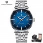 Blue S_2023   Brand Luxury es For Men Automatic Date  Waterproof Chronograph VK67 Movement
