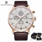 Gold  white_2023   Brand Luxury es For Men Automatic Date  Waterproof Chronograph VK67 Movement