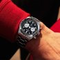 Black_2022   BB Panda Retro Chronograph Luxury Quartz  for men Sapphire mirror 10Bar Waterproof es m