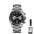 Black Box_2022   BB Panda Retro Chronograph Luxury Quartz  for men Sapphire mirror 10Bar Waterproof 