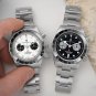 Coffee_2022   BB Panda Retro Chronograph Luxury Quartz  for men Sapphire mirror 10Bar Waterproof es 