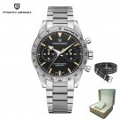 Multicolor_2023  Wide arrow Moon Men's es Luxury Quartz  For Men Sport Retro Chronograph VK64 AR Sap