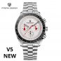 White_Chronograph Men's es  Luxury Men Quartz Wrist  Automatic Date Speed Great Master  for men