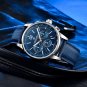 Blue_2023   CODE Men's es Quartz  for men Sport Automatic Date Chronograph Waterproof VK63 Sapphire 