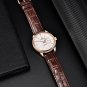 Gold Black_2021   Men's es Luxury Quartz  for men Mechanical travel time Wrist  men Leather Japan VH