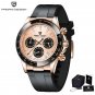 Gold_2022  Men's es Chronograph Luxury Quartz  for men 100M Waterproof Wrist Steel Diver