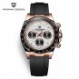 Gold Black_2022  Men's es Chronograph Luxury Quartz  for men 100M Waterproof Wrist Steel Diver