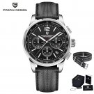 Black_2023   CODE Men's es  Luxury Quartz  for men Sport Waterproof Chronograph VK63 Sapphire glass