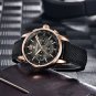 Gold Black_2023   CODE Men's es  Luxury Quartz  for men Sport Waterproof Chronograph VK63 Sapphire g