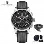 Black_2022   CODE Men's es Business Quartz  for men Sport Waterproof Chronograph Japan VK63 Sapphire