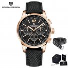 Gold Black_2022   CODE Men's es Business Quartz  for men Sport Waterproof Chronograph Japan VK63 Sap