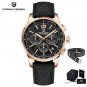 Gold Black_2022   CODE Men's es Business Quartz  for men Sport Waterproof Chronograph Japan VK63 Sap