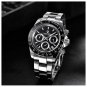 Black_2023 Chronograph Luxury Quartz Wrist For Men Automatic Date 100M Waterproof JAPAN VK63 Movt