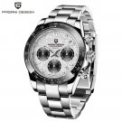 Sliver_2023   Men's es Luxury Automatic Date  Men Quartz  For Men Chronograph Japan VK63
