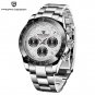 Sliver_2023   Men's es Luxury Automatic Date  Men Quartz  For Men Chronograph Japan VK63