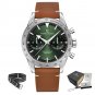 White_Wide arrow Moon es Retro Luxury Quartz  For Men Sport speed Chronograph VK64 AR Sapphire glass
